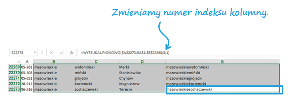 Mapa Polski Excel – Jak uzupełnić nieznalezione kody pocztowe 13