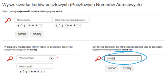 Mapa Polski Excel – Jak uzupełnić nieznalezione kody pocztowe 4