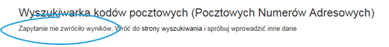 Mapa Polski Excel – Jak uzupełnić nieznalezione kody pocztowe 7