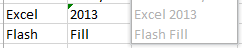 Flash Fill- wypełnianie błyskawiczne w Excel 2013