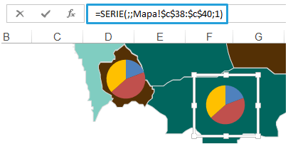 Mapa Polski Excel - Jak utworzyć kartodiagram kołowy 4