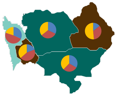 Mapa Polski Excel - Jak utworzyć kartodiagram kołowy 5