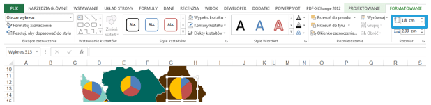 Mapa Polski Excel - Jak utworzyć kartodiagram kołowy 7